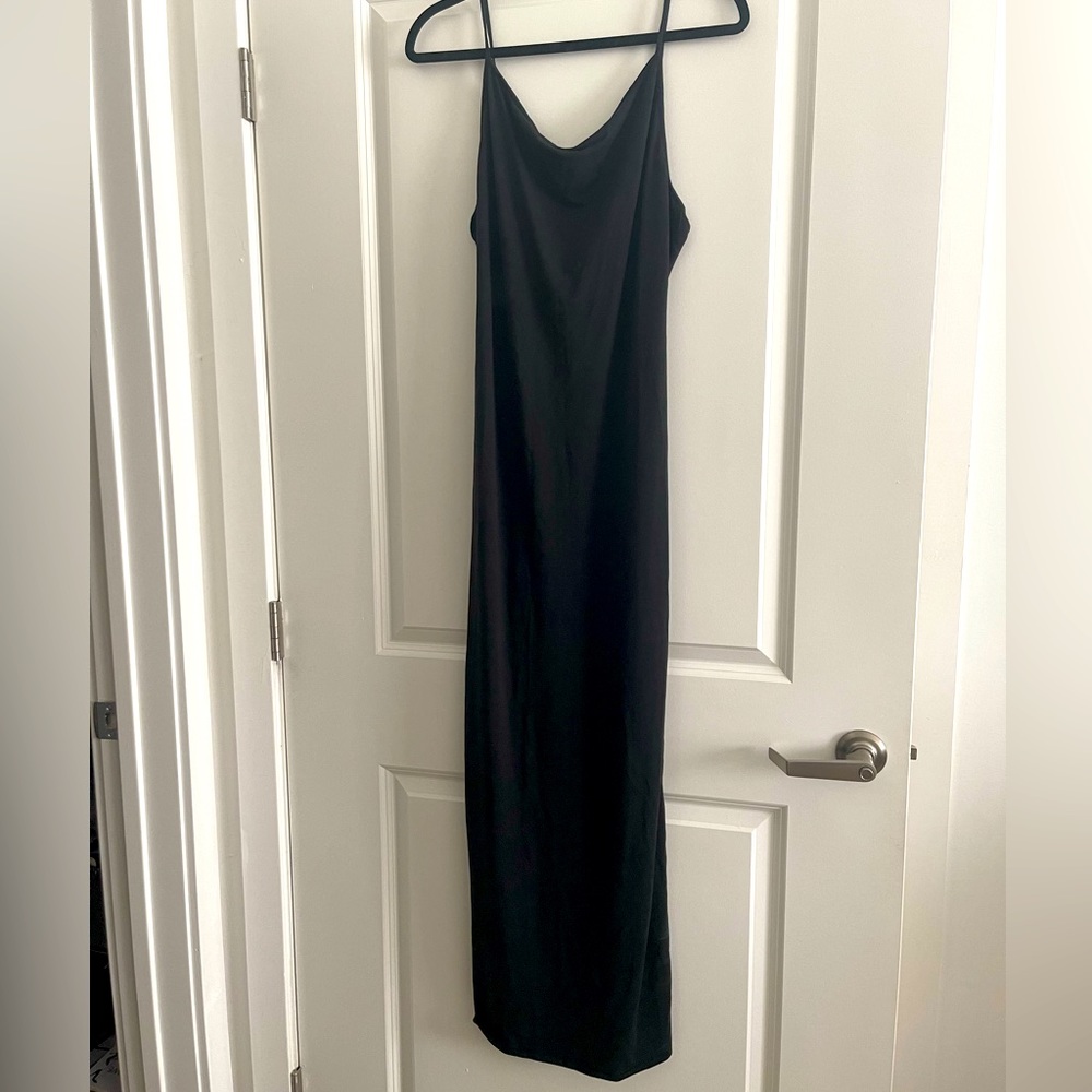 SKIMS Smooth Lounge Dress With Low Back Keyhole Dress XL